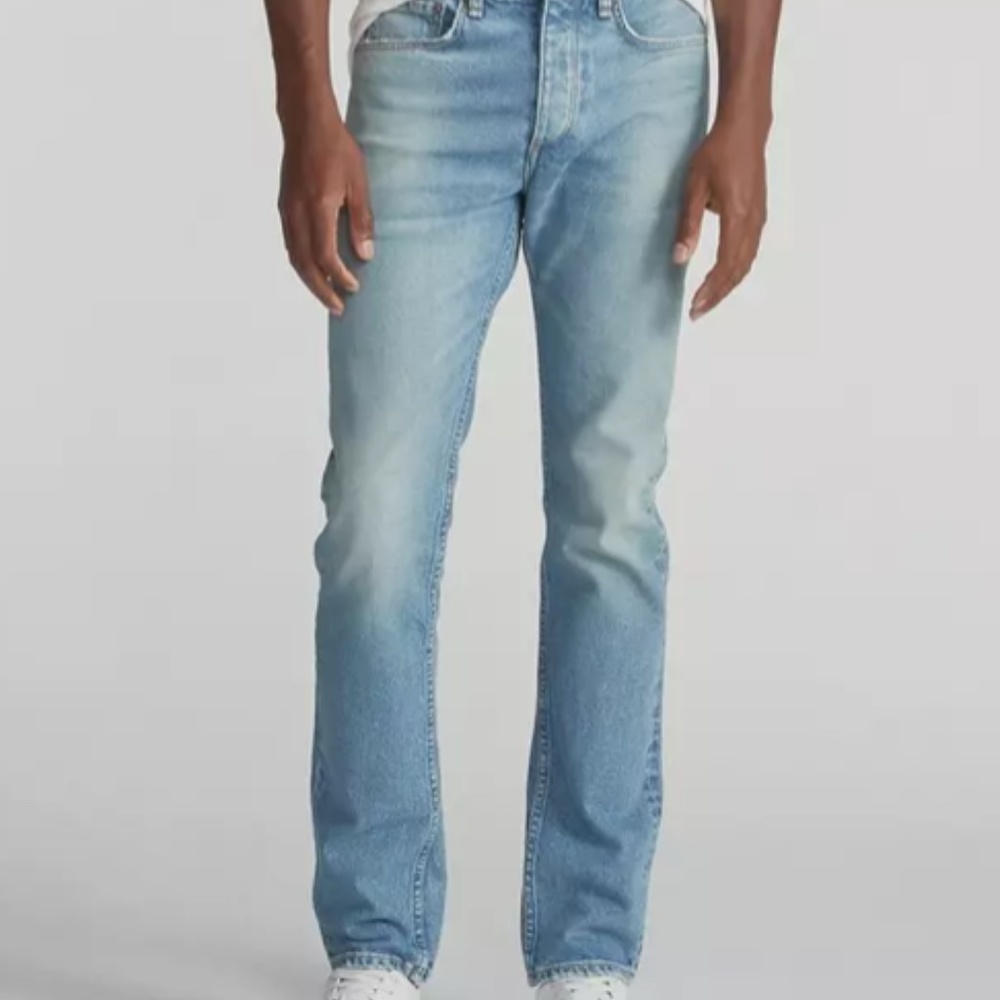 Rag & Bone Men’s Fit 2 Denim Slim Jeans Size 31 Light Wash Jamie